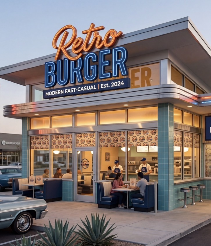 Retro Burger